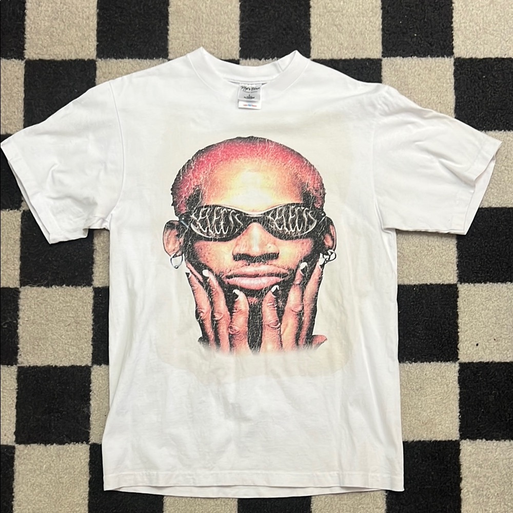 Dennis Rodman Large White Shirt